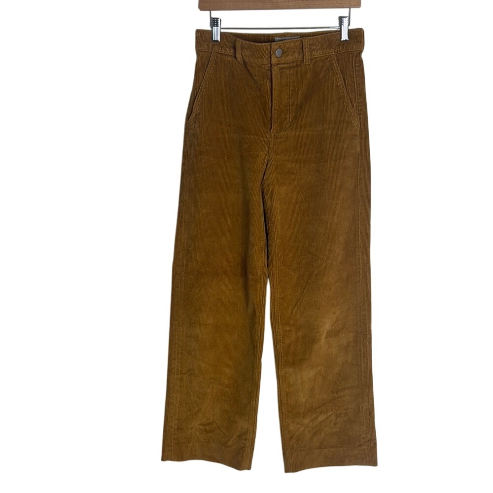 Everlane Women's Corduroy Wide Leg Pants Brown Size‎ 2